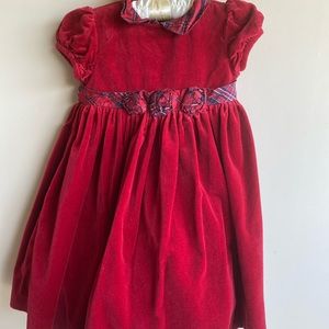 Red girl dress